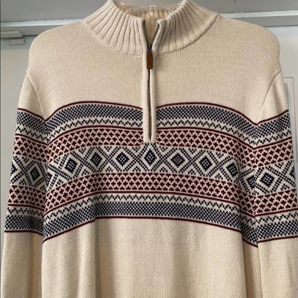 St. John’s Bay Quarter Zip Sweater - Picture 2 of 7